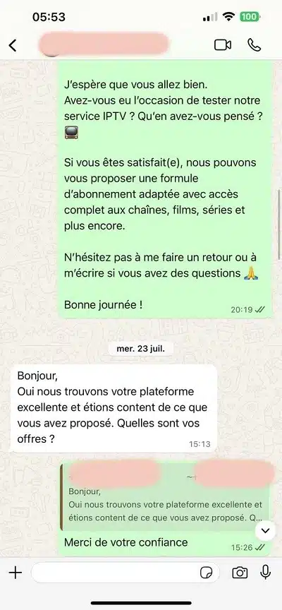 IPTV premium France service stable