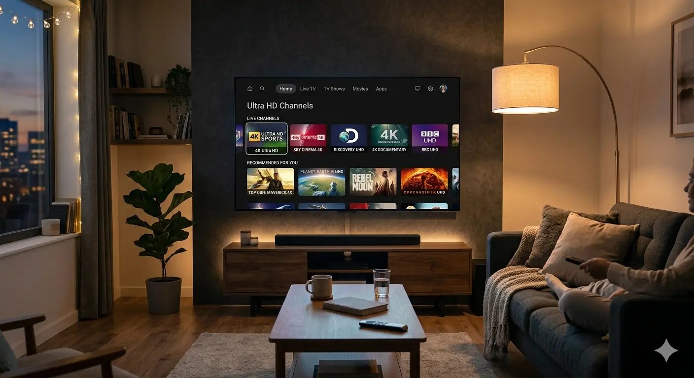 IPTV HD 4K abonnement +65000 chaines streaming stable